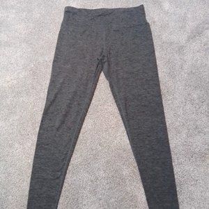 Kyodan Heathered Grey Leggings Full Length Workout Pants size S
